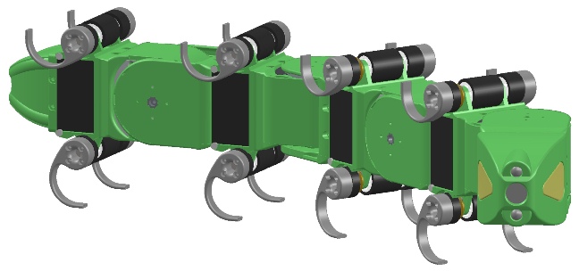 deseo Con Fracción Mamba - Our new modular snake robot - ROBOTNORROBOTNOR